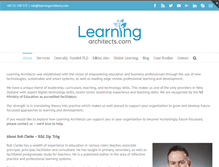 Tablet Screenshot of learningarchitects.com